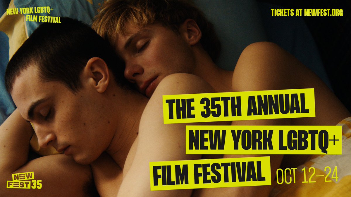 The 35th Annual New York LGBTQ+ Film Festival is HERE 💥

#NewFest35 features over 130+ LGBTQ+ films, events & more across NYC + streaming anywhere in the US + starts THIS THURSDAY! Tickets, passes, info + more at newfest.org/festival! #ad @NewFestNYC