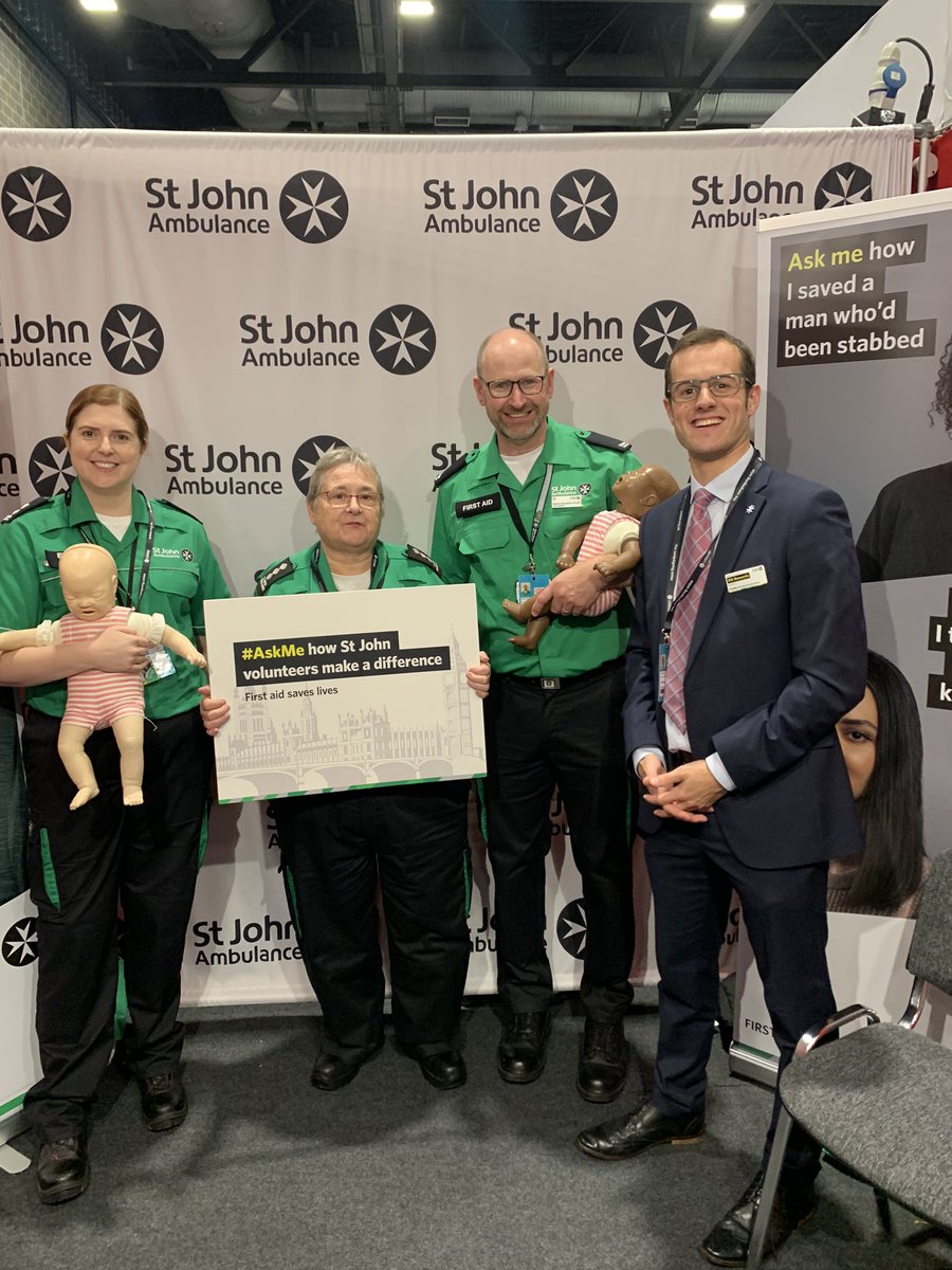 KBowerin's tweet photo. Party Conferences 2023 all done and dusted!
@stjohnambulance held excellent conversations with Ministers, MPs, Councillors on our #CommunityFirstAid vision whilst our fantastic volunteers trained delegates in lifesaving #firstaid skills.
Find out more: https://t.co/5JreomYast https://t.co/IPUaiq7cmE