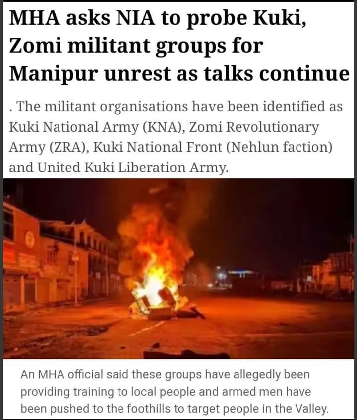 Thank you <a href="/DeeptimanTY/">Deeptiman Tiwary</a> and <a href="/IndianExpress/">The Indian Express</a> for unveiling the truth behind Kuki National Army (KNA), Zomi Revolutionary Army (ZRA), Kuki National Front (Nehlun faction), and United Kuki Liberation Army. 🙌 #IStand4Manipur