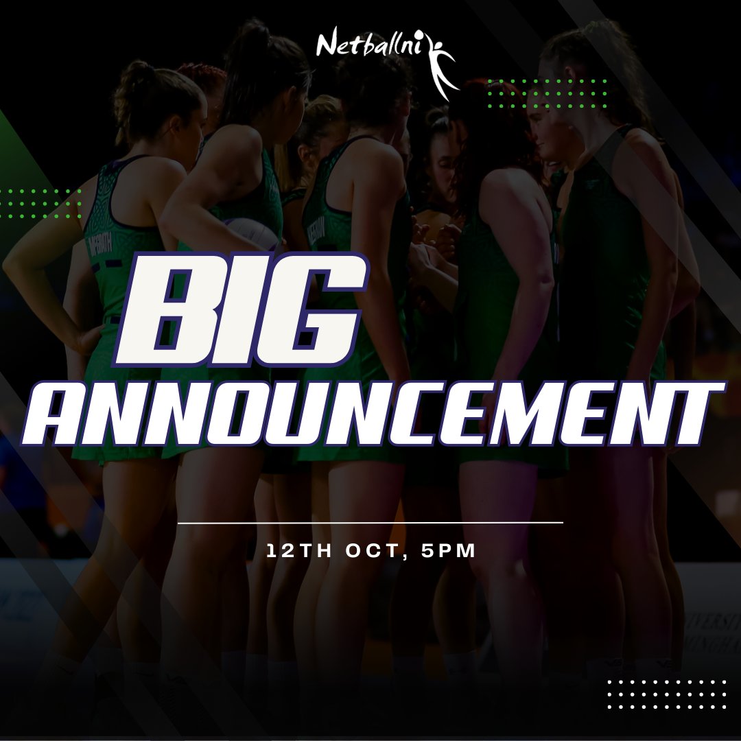 🚨SET YOUR ALARMS!🚨

Something big is coming 👉 12th Oct - 5pm! 

Here's some clues: 💪☘️🏐🥳

Any idea what it might be?

💚