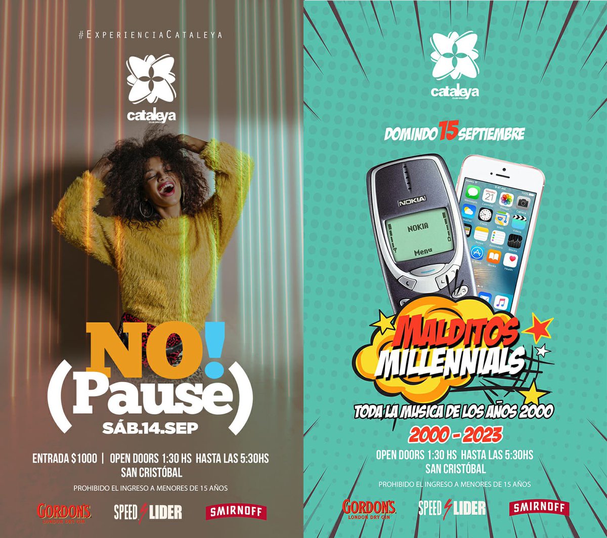 En tiempos donde nadie te regala nada, llegamos nosotros y te damos un súper 2x1 💰

Fin de semana súper largo y recontra recargado ⚡️🔌
Vení el #Sabado y entrá #free el domingo 

Abrimos el fin de semana sin parar #NoPause 🍾
Lo cerramos con la noche #Maldito #Millennials