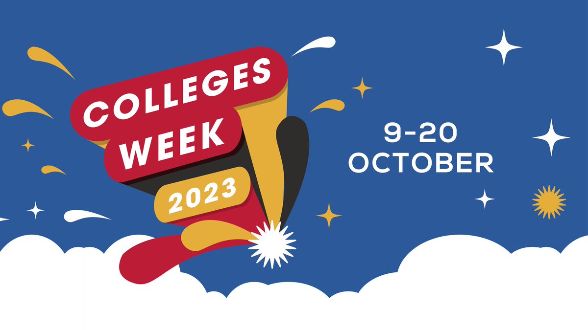 Happy #CollegesWeek2023 🎉

I could not do what I’m doing now had I not gone to college. 

@cityplym gave a gobby teenager the space to lead, to influence and learn inside and outside the classroom. 

Colleges are about way more than courses.