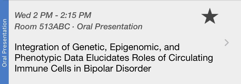 HouGroup_sysGxG's tweet photo. Very excited to present our work on blood epigenomics revealing immune role in bipolar disorder and subgroups in room 513A 2-2:15Pm Oct.11, Wed.  #WCPG2023 @ISPGnet 🧬 . Grateful for the collaborative work with @manoliskellis @MayoClinic Tamas Ordog, Joanna Biernacka, Mark Frye! https://t.co/9acXF9kPjJ