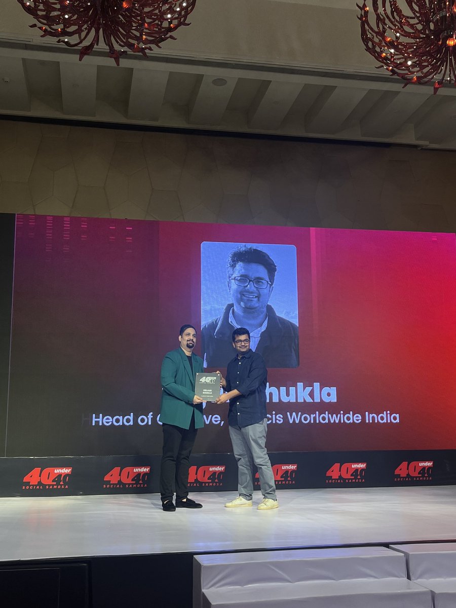 Social_Samosa's tweet photo. Kudos to all the winners of #SS40under40 https://t.co/LSD809ZEhg