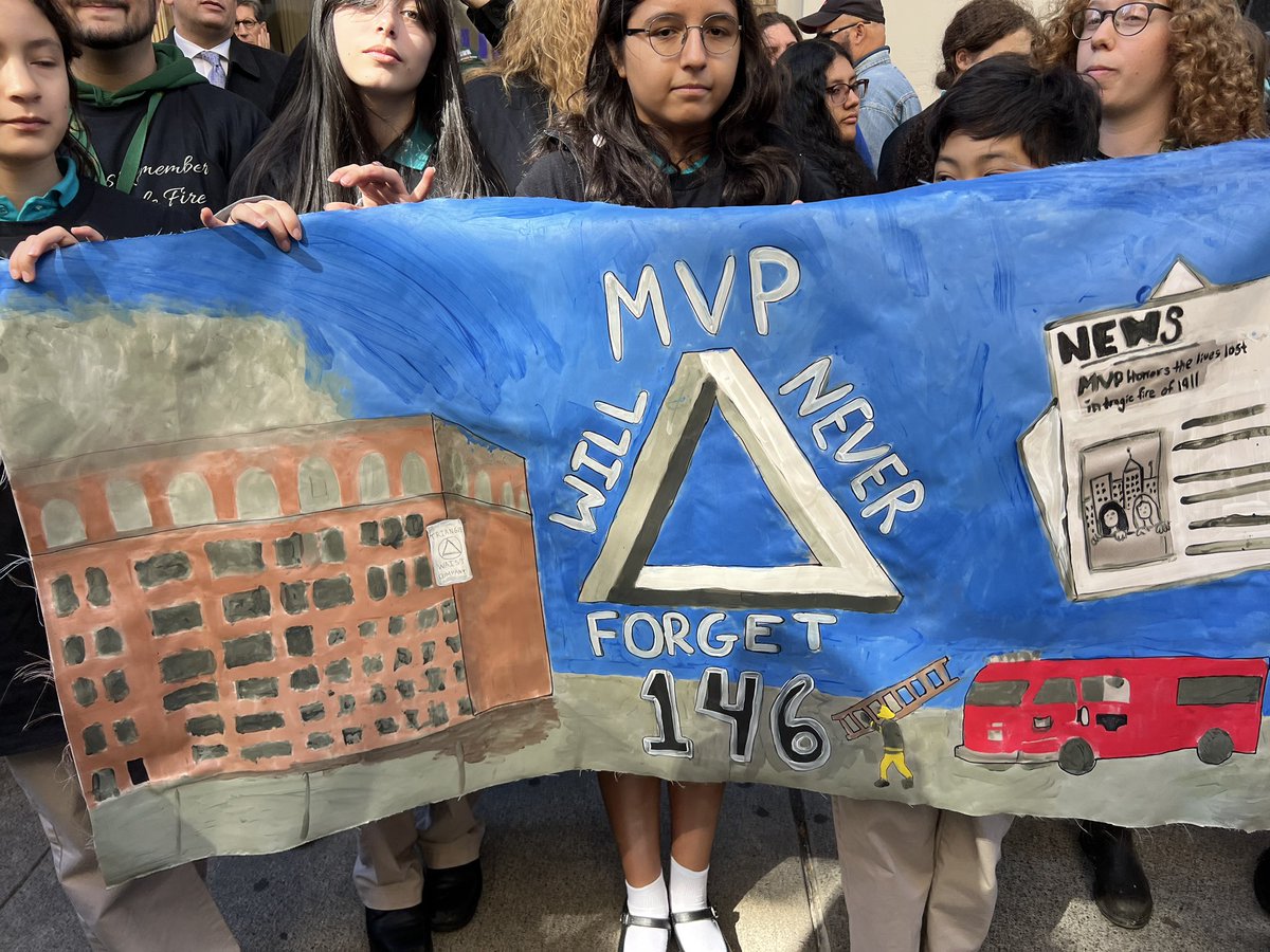 The leader of this effort <a href="/MATrasciatti/">Mary Anne Trasciatti ✊️</a> of <a href="/trianglefire/">Triangle Coalition</a> remembers Ed Vargas (Presente!) and all who organized to get to today.