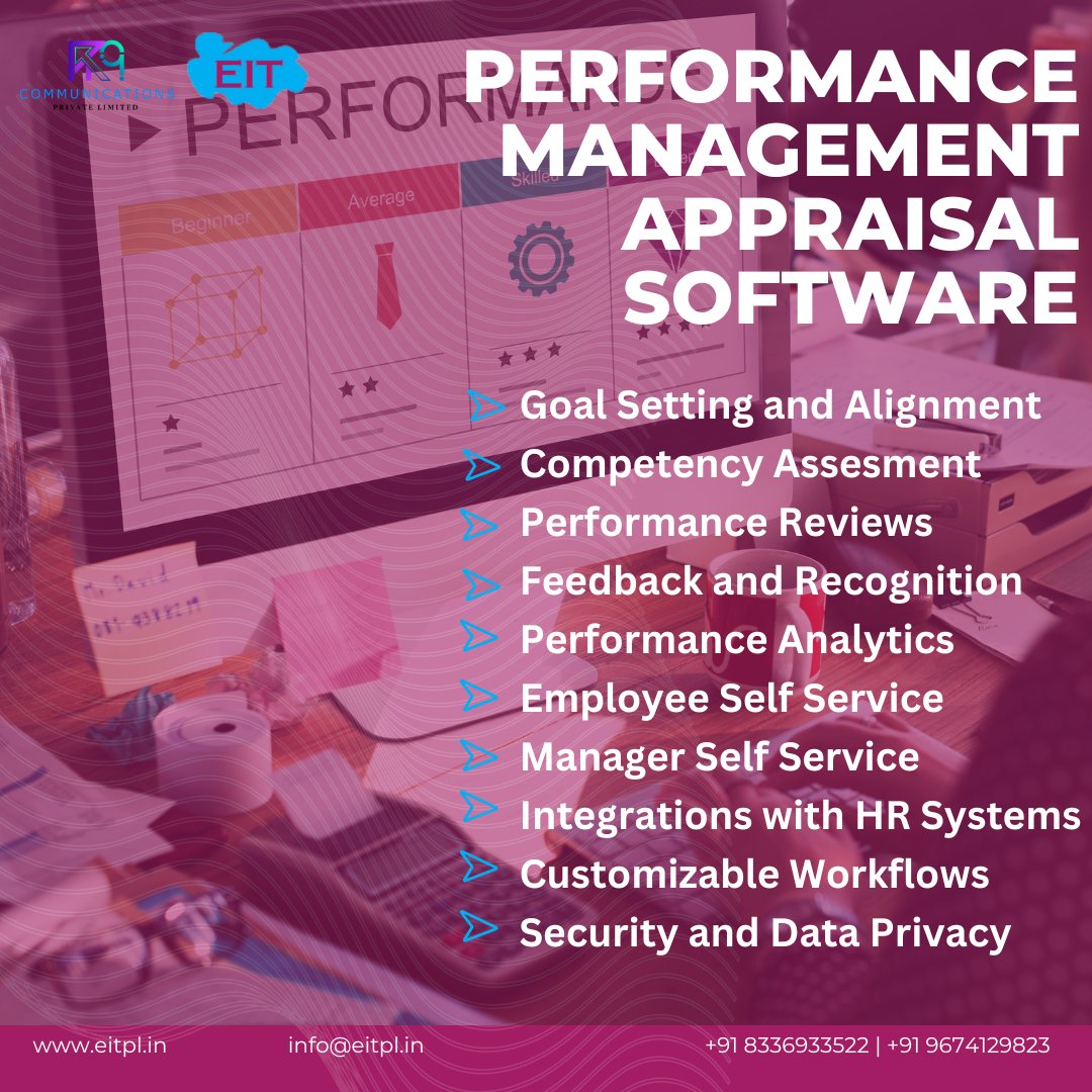 Empower Your Workforce with Cutting-Edge Performance Management Software! 

Visit us: eitpl.in
Mail us: info@eitpl.in
Call us: +91 8336933522
+91 9674129823

#performancemanagement #performancemanagementsoftware #performance #hrms #hcm #hrm #eitpl #kolkata #india