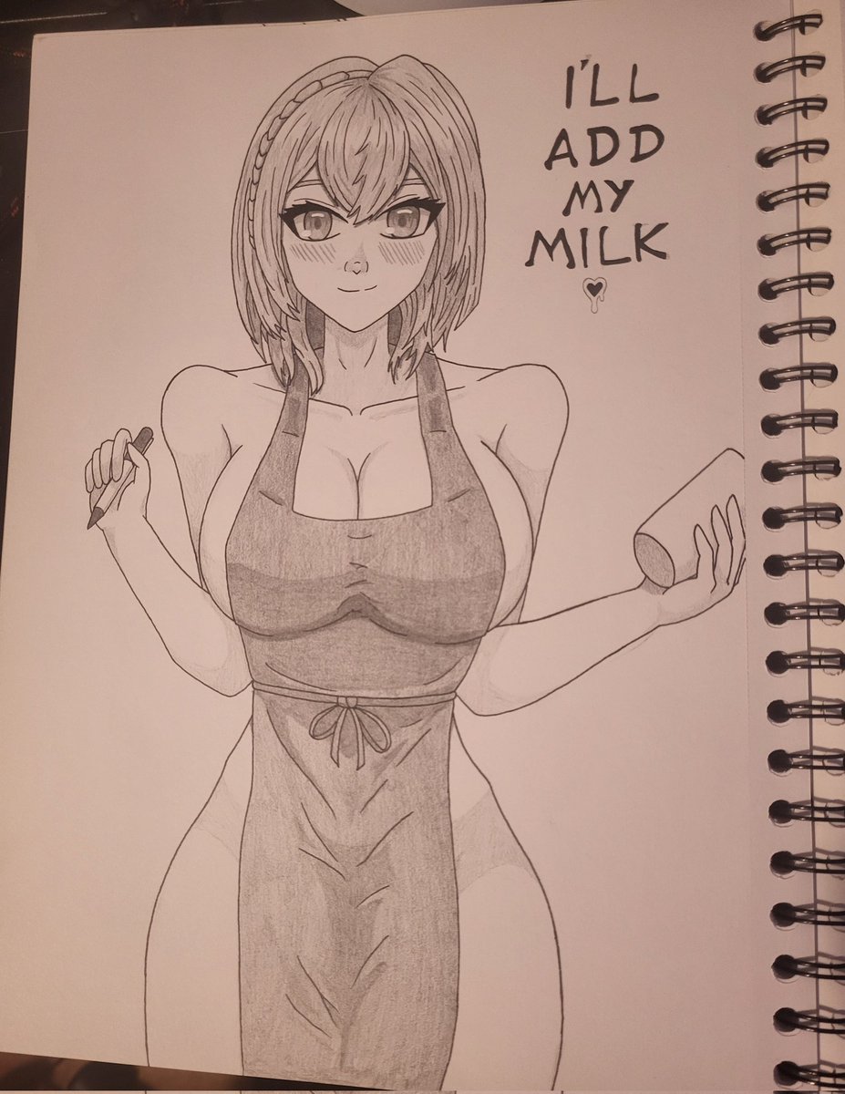 Musaddict3407's tweet photo. Barista #anime #animegirl #drawing #art #illustration #sketch #waifu #booba #lewd #fanart #nsfwart #nsfw #lewd #drawingart https://t.co/XMrCDdptJi