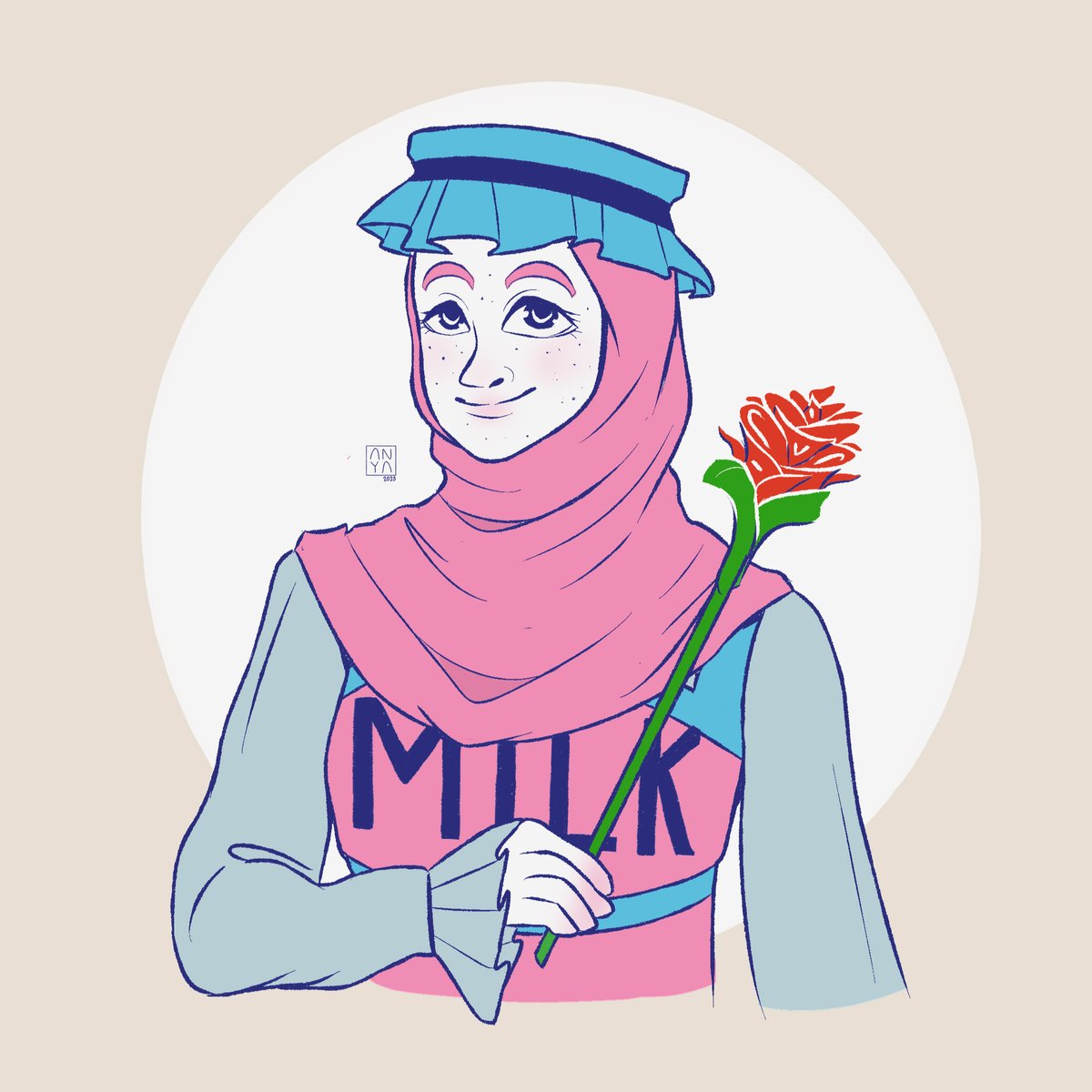 day 11 for #dimensiontwentober : favorite npc ! time and time again i will always say how much i love primsy so here she is ! <3 shes holding a candy rose liam gave it to her 🥺

#acrownofcandy #fanart #dimension20
