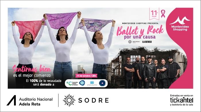 BNSballet's tweet photo. Un año más realizamos "Ballet y Rock por una Causa" junto a @laberisorock 🙌 El total de los recaudado será a beneficio de la Comisión de Lucha contra el Cáncer y de la Cátedra de Oncología/Hospital de Clínicas Manuel Quintela.

📅 11 de octubre
🕗 20 h
🎟️https://t.co/S7bFpLyBFl https://t.co/UOLBHmfI0K