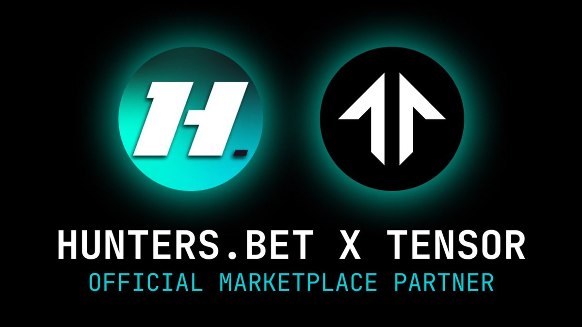 Hey Hunters! MINT IS TOMORROW! Excited to announce we have partnered with @tensor_hq as our official secondary marketplace 📈⚡️ All bids and listings on Tensor will earn a 1.25x boost for the first WEEK of trading!! LFHunt!