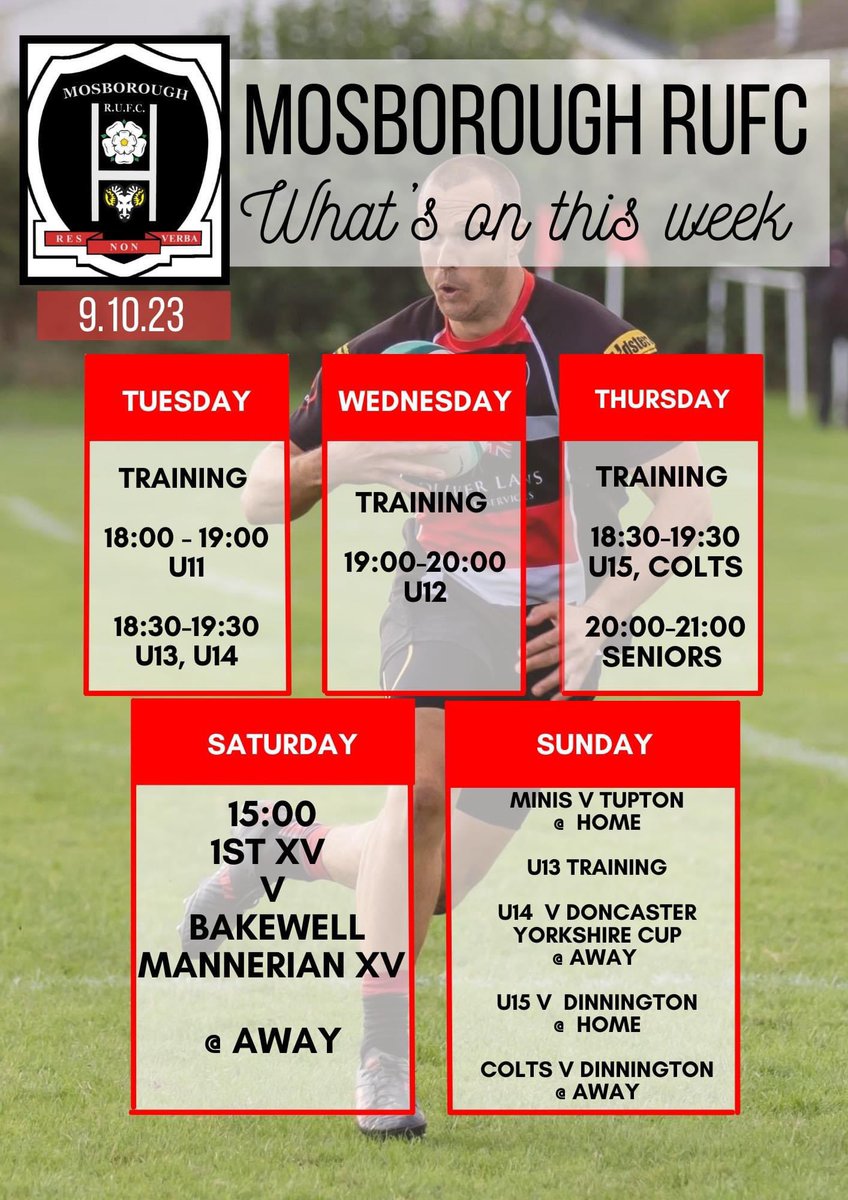 Mosborough RUFC tweet media