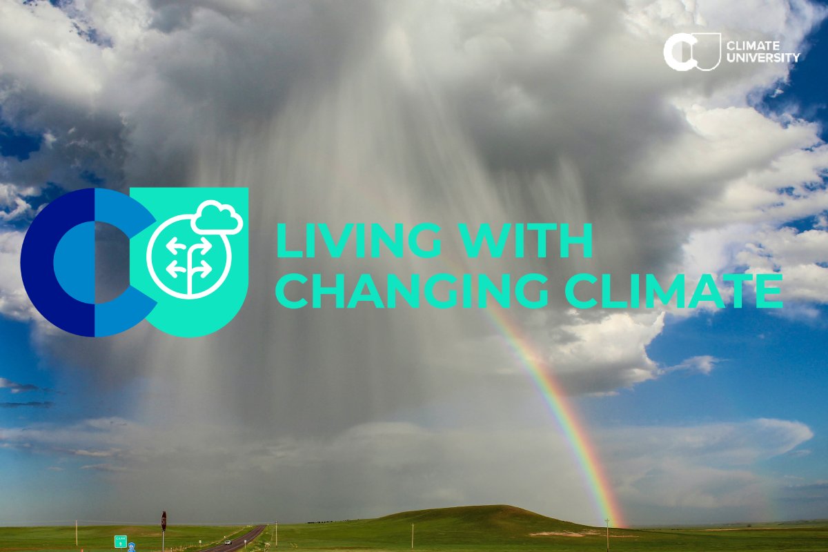 uni_climate's tweet photo. Our new course "Living with changing climate" equips you to utilize weather and climate-related open data. Registration is open until October 29th. #ClimateUniversity #ClimComp 

https://t.co/JYZvmvWOyd https://t.co/OpvEIuqYZy