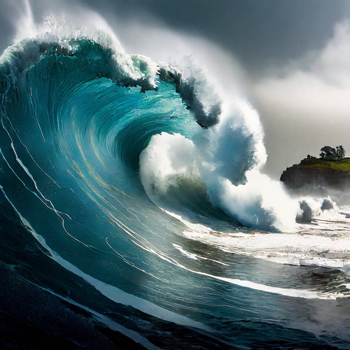 La metáfora de la IA como tsunami me parece perfecta. Porque tendemos a imaginarnos un tsunami como una gran ola que llega y arrasa con todo. 

Sin embargo la realidad es que suelen tratarse de olas que, sin ser de gran tamaño, llegan con fuerza tierra adentro sin perder apenas