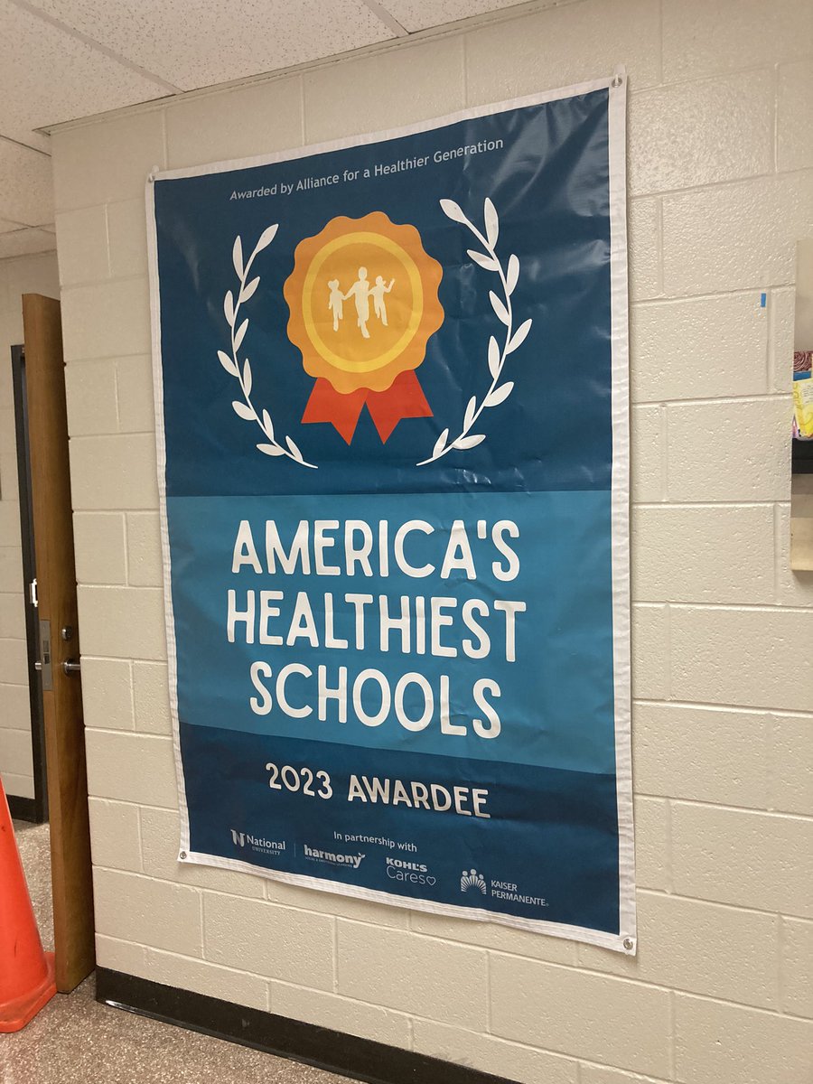 Happy to announce that @northmetroapa is one of @HealthierGen America’s #HealthiestSchools for our efforts in physical education, staff wellness, and SEL. We look forward to continuing to build a healthier school community! #NMAPA #GCPS