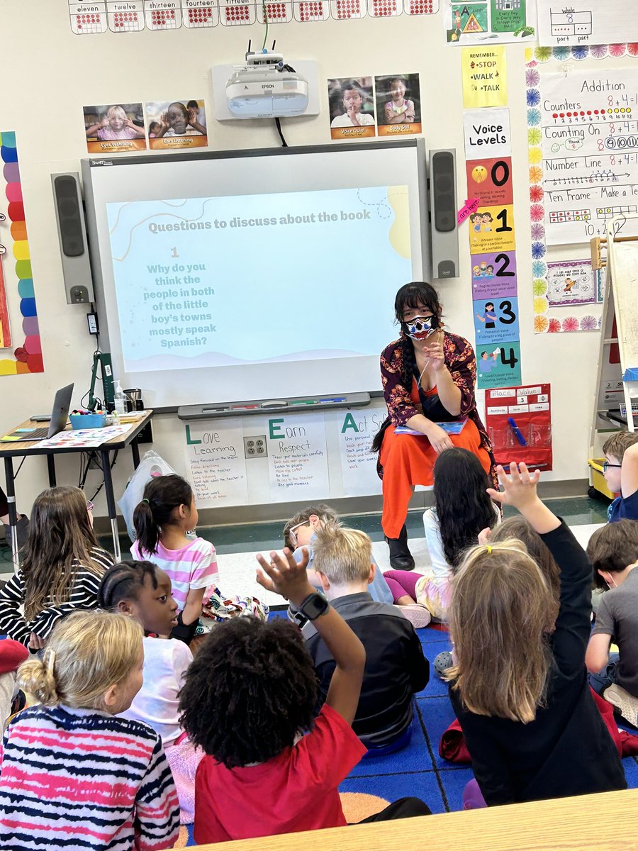 <a href="/LatinxEducation/">LatinxEd</a> <a href="/ScroggsFrogs/">ScroggsFrogs</a> school photo! WE WORK FOR KIDS! Plus we have kids getting all their questions answered by one of my favorite people <a href="/carolannebono/">Carol Bono</a>! Today has been a great day! #NCTOYPOY