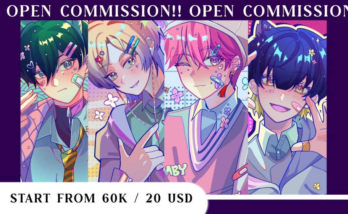 [Rts & like are appreciated] 🩷🩷

Hello guys, Rava open Commission for this month. Please check my carrd for more sample
> ravalio.carrd.co
> #ravocs
> #ravacomms 
Please dm me if you interested🩷
#commissionopen #ArtistOfindonesia #artidn #commission #wts 
[A THREAD]