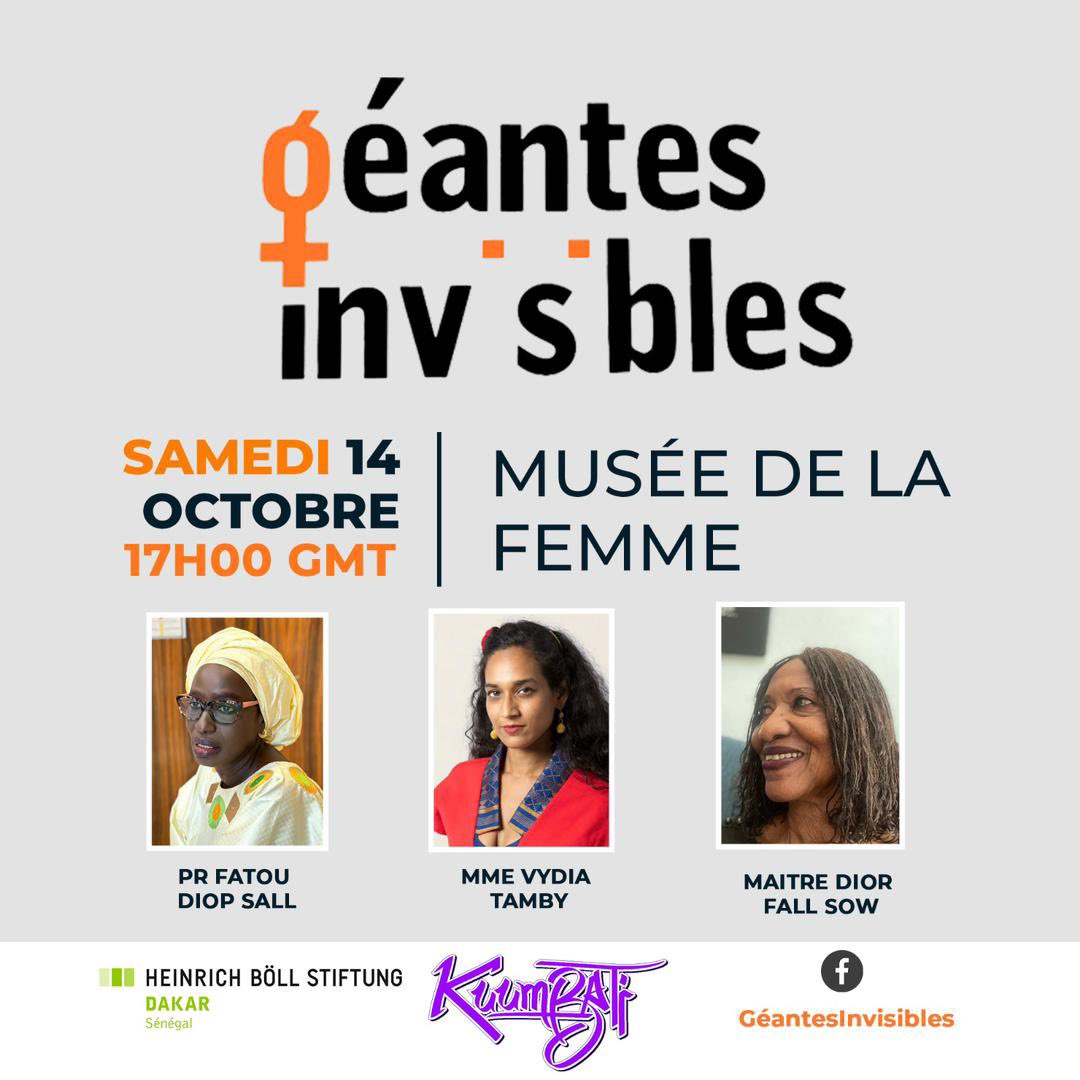 La présidente de la Cellule Genre et Équité de l’Université Gaston Berger de Saint Louis, coordinatrice du <a href="/GestesU/">GESTES</a>, Pr Fatou DIOP SALL, est distinguée et nominée « Géante invisible » par Africains Rising, partenaire de la Fondation Heinrich Böll.