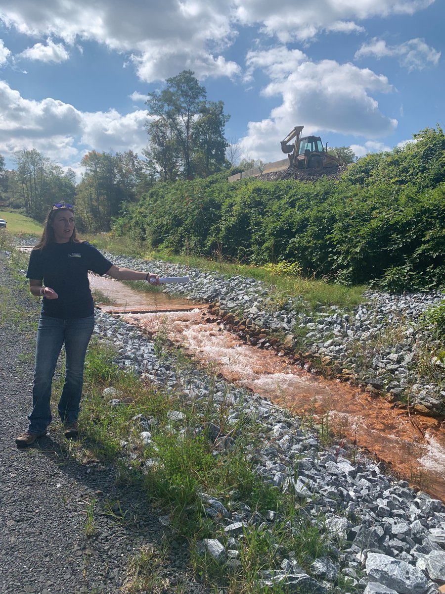 Last week the SAN AMD Workgroup met to discuss projects. Thank you Alexa Smith and Dan Koury for leading a tour of the Otto Retrofit! Acid mine drainage is the primary source of pollution for ~24% of the impaired waters in the Schuylkill Watershed.