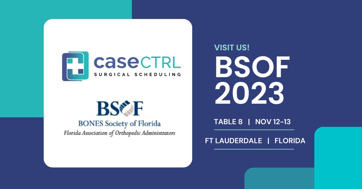 Got a bone to pick with your current surgical scheduling process? ☠️

Swing by Table 8 at the @FLBonesSociety Conference this week to learn how to make your surgical coordination efficient and easy! ✔️