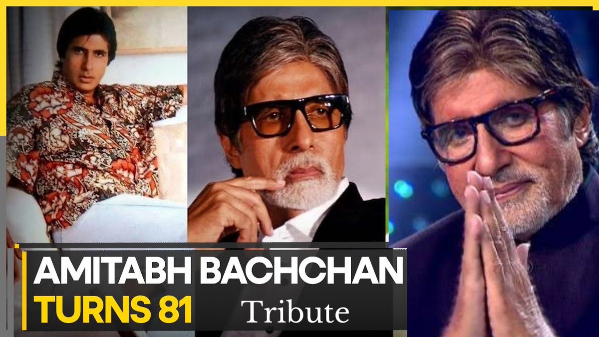 sachin87sb's tweet photo. Watch Tribute to Amitabh Bachchan https://t.co/0PoW0LbKjn

#AmitabhBachchan #AmitabhBachchan81 
#AmitabhBachchanBirthday 
#HappyBirthdayAmitabhBachchan https://t.co/60kJ8ZCr9A