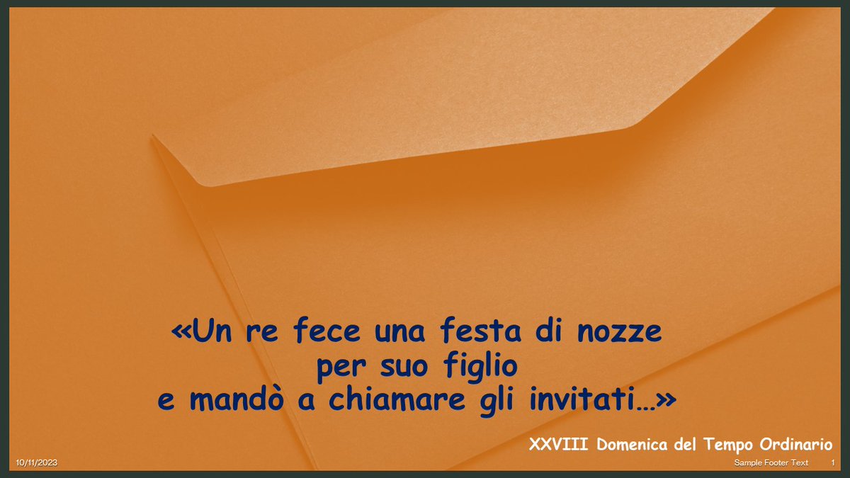 gianfranco_j's tweet photo. Ricevi un invito
da una persona speciale
a una festa importantissima:
cosa ti può portare
a non curarti dell’invito
o a infastidirti?

Ecco uno stralcio
della traccia per aiutarti a pregare
sul Vangelo di domenica.

I link:

- https://t.co/hTAusYv5va
- https://t.co/9p0hbmZWW1 https://t.co/ClUAsWouB5