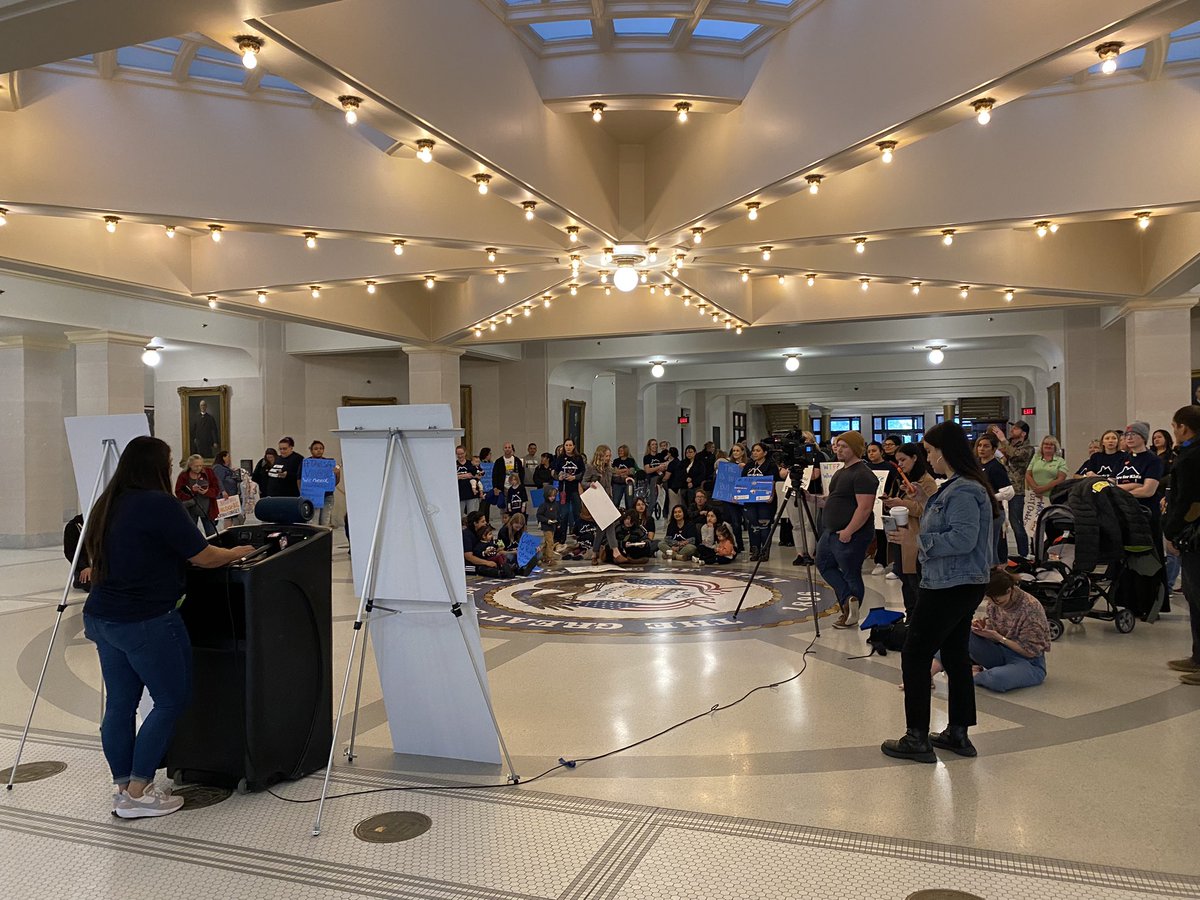 Happening Now! Stroller Rally at the Utah State Capitol #investinchildcare <a href="/ywcautah/">YWCA Utah</a> #utpol #utleg