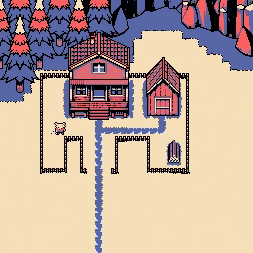 Reminder that I am available for hire/commissionsDraw backgrounds and characters mostly, in rare cases - tilesets as well#pixelart 