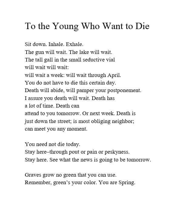 JohnMcCullough_'s tweet photo. Been aiming to get undergrads excited about poetry at the University of Brighton today. Began my lecture by reading this stunner to them, by the wonderful Gwendolyn Brooks. https://t.co/0xDD2WOP2M