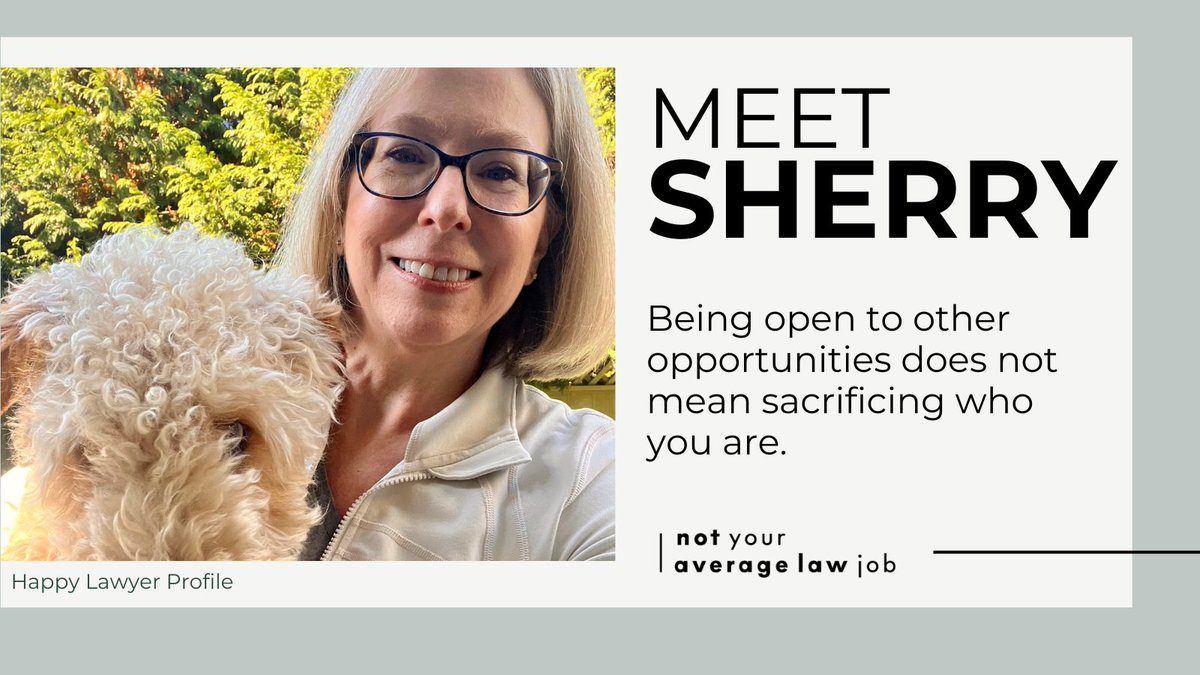 Going from sciences to law was not the last time Sherry MacLennan changed her career plans. You may not be good at the skill you want to be good at or offered the job you want to be offered, but those are not necessarily losses.

Read Sherry's Profile: bit.ly/3rElcTf