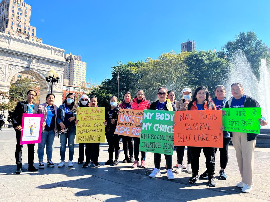 TODAY we are at the unveiling of the Triangle Fire Memorial to the victims and legacy of the 1911 Triangle Shirtwaist factory fire.

The fire claimed the lives of 146 garment workers, many of whom were immigrant women.
