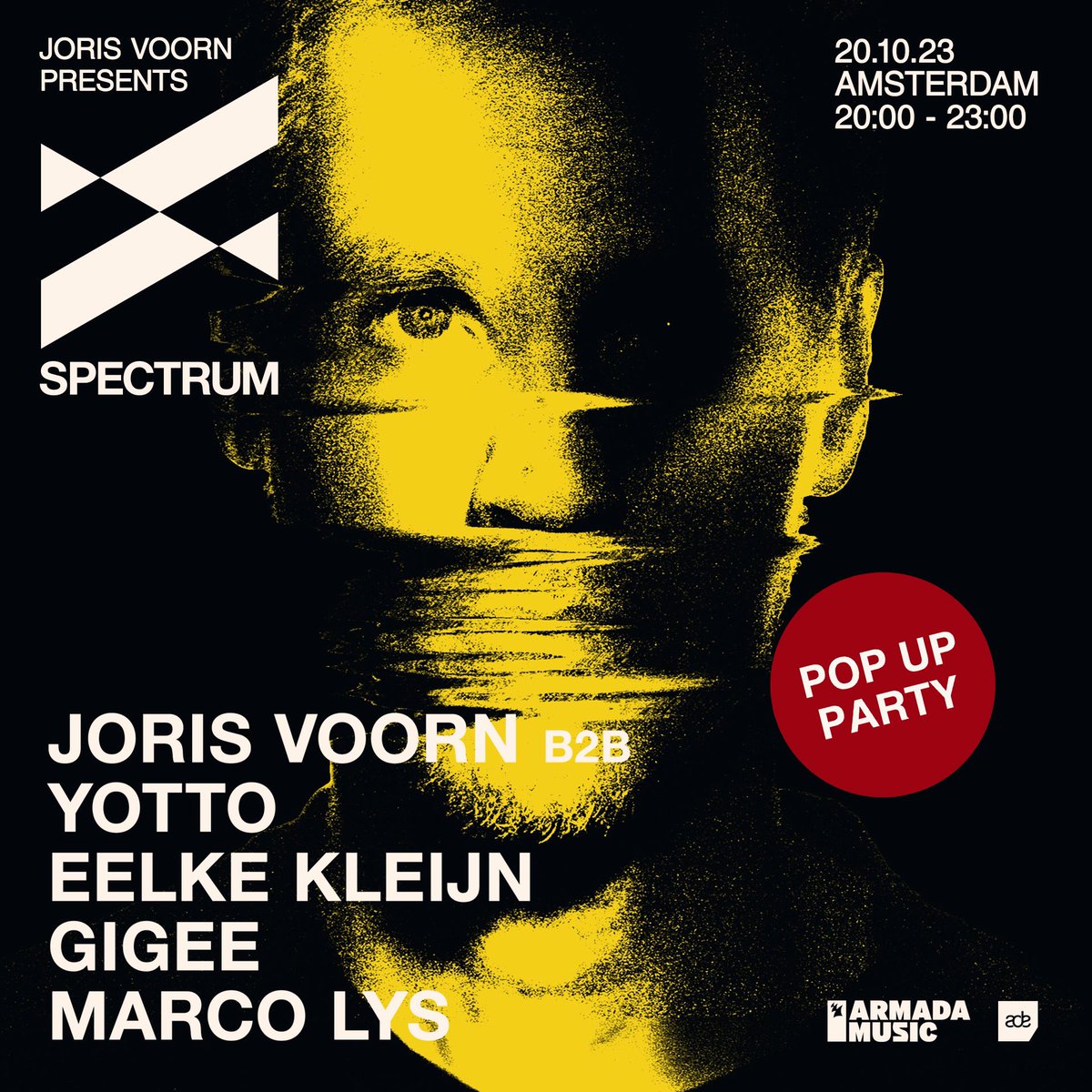 20/10 Spectrum ADE pop up party 👐. 125 people only. Winners will get notification by latest on October 16th. Sign up here: spectrummusic.nl #ADE @yottomusic @eelkekleijn @marco_lys @Armada @spectrummusicnl