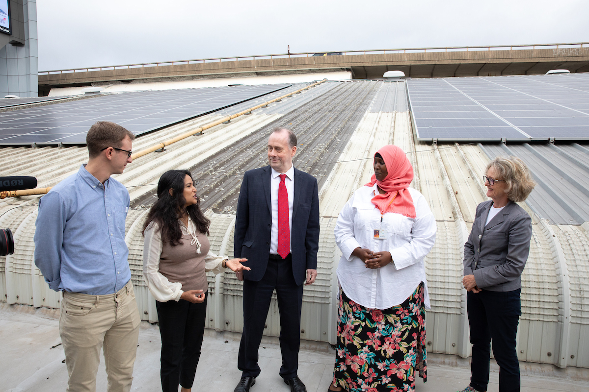 RepowerLondon's tweet photo. Our CEO @Afsheen_Rashid was pleased to have a chance to share how #communityenergy has benefits far beyond kw with @MartinCallanan today ๐ช๐#LondonSolarCity #SolarCitizens https://t.co/RVb0rI1JSZ