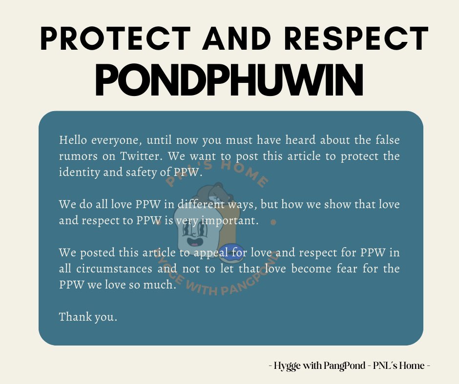 HyggePond_Home's tweet photo. If you find out any inappropriate pictures or information about PondPhuwin please DM to @ppnaravit_home @PhuwinOfficial #SaveOurPond
#SaveOurPhuwin
#SaveOurPondPhuwin https://t.co/ZBWDp8jsNe
