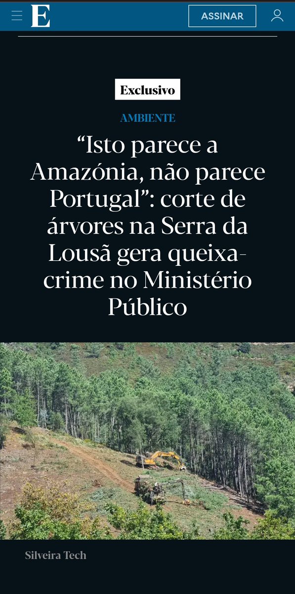 goncalo_nspinto's tweet photo. A nossa justiça numa foto 📸

🌳🪓A empresa Álvaro Matos Bandeira &amp; Filhos, Lda está a abater árvores numa Reserva Ecológica Protegida Europeia apesar de ter sido alvo de:

- 1 auto de contraordenação 
- 2 embargos administrativos
- 1 queixa-crime
- 1 providência cautelar https://t.co/1u7pPAXdOf