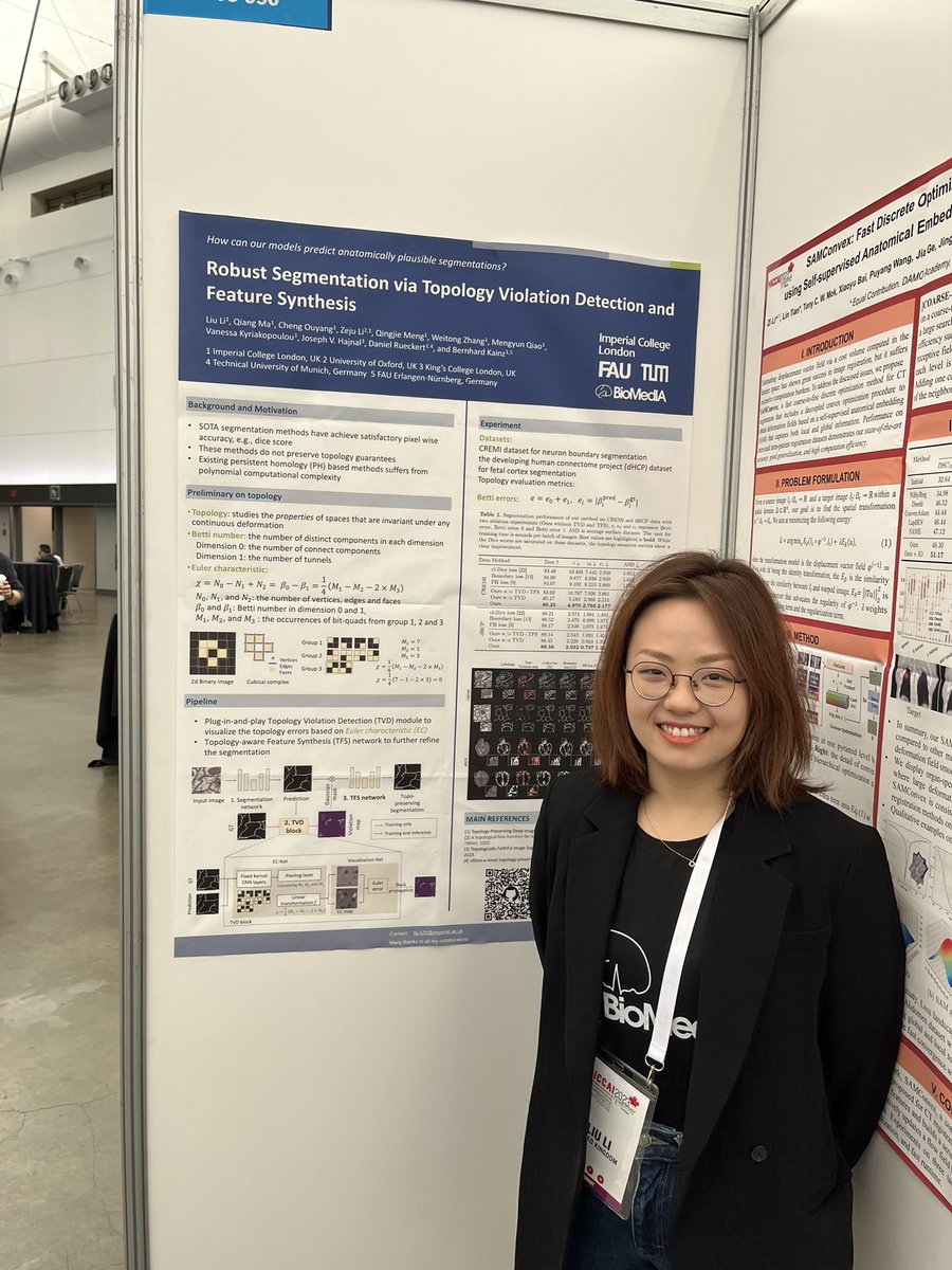 Bernhard Kainz (@bernhardkainz1) on Twitter photo #ML in medical image segmentation struggles with topological accuracy. We introduce the Euler Characteristic (EC) for efficient and accurate topological constraints, enhancing segmentation quality. 🧠🖼️ <a href="/aibe_fau/">Department AIBE (FAU Erlangen-Nürnberg)</a> <a href="/BioMedIAICL/">BioMedIA Imperial</a> <a href="/BorderlessSci/">Borderless research group</a> #MICCAI2023 W-05-090 #ML in medical image segmentation struggles with topological accuracy. We introduce the Euler Characteristic (EC) for efficient and accurate topological constraints, enhancing segmentation quality. 🧠🖼️ <a href="/aibe_fau/">Department AIBE (FAU Erlangen-Nürnberg)</a> <a href="/BioMedIAICL/">BioMedIA Imperial</a> <a href="/BorderlessSci/">Borderless research group</a> #MICCAI2023 W-05-090