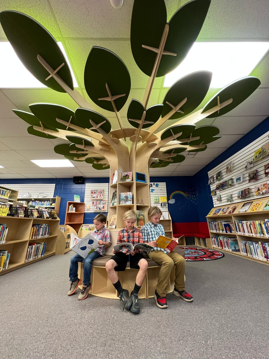 Conifex_BC's tweet photo. Conifex Sponsors “Tree of Knowledge” at Mackenzie Public Library
The “Conifex Tree of Knowledge” is a wooden structure with shelves for books and tablets, designed to encourage early childhood reading and inspire the imagination. Read more: https://t.co/kcpcptvdAW
#WeAreConifex https://t.co/Bq3m1Ou2R7