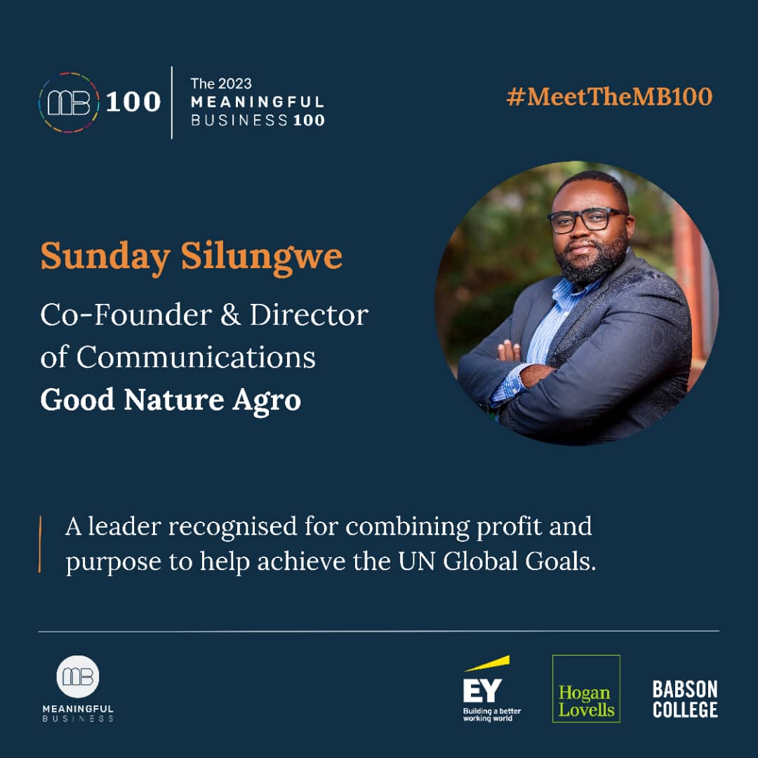 I’m delighted to be recognised on the #2023MB100, which celebrates leaders combining profit and purpose to help achieve the @UN #GlobalGoals: meaningful.business/mb100-2023/ Awarded by @MB_Community, supported by @EYnews, @HoganLovells, @HLBase and @Babson. #MB100 #SDGs