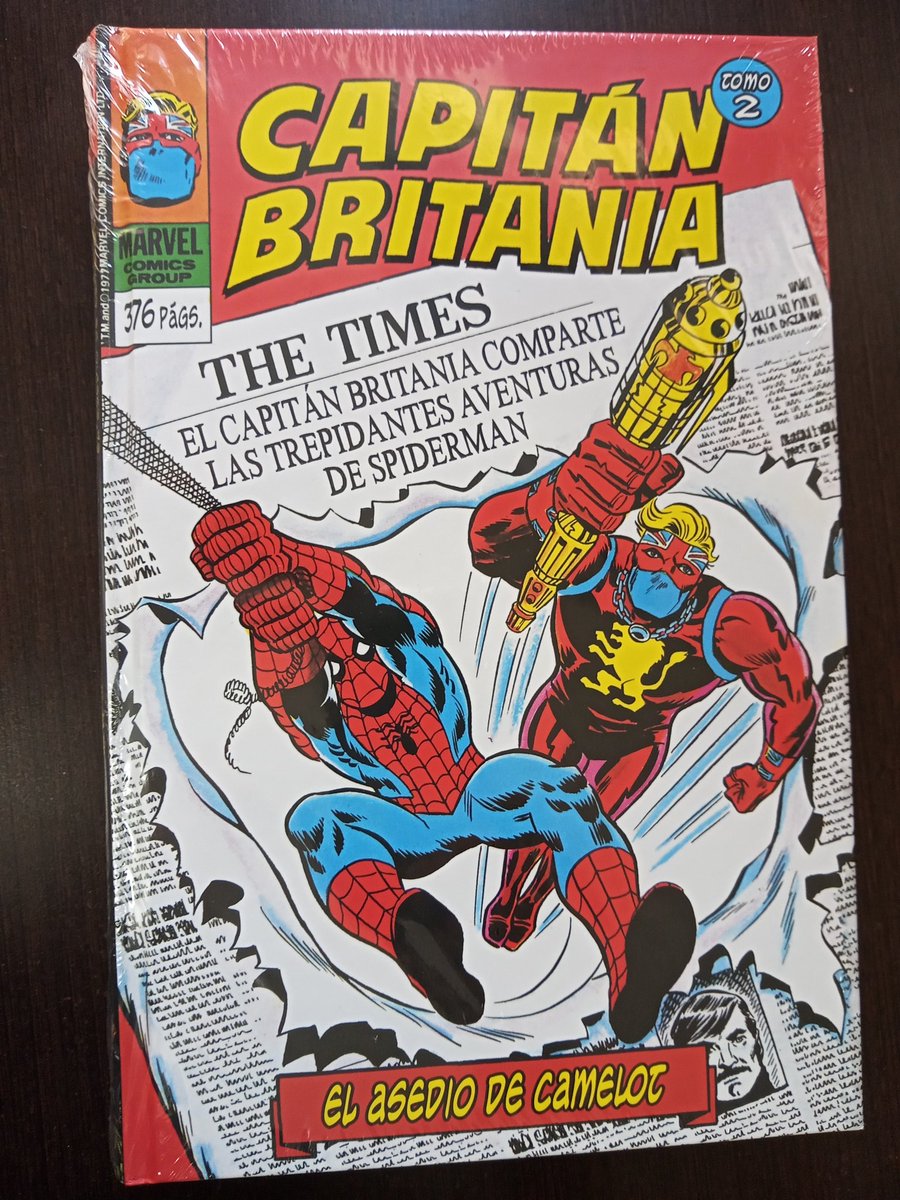 MakimonoComics's tweet photo. Ya en @MakimonoComics!!!
CAPITAN BRITANIA. EL ASEDIO DE CAMELOT (MARVEL LIMITED EDITION)
@PaniniComicsEsp
@sddist
Segundo y último volumen de las aventuras del #CapitánBritania publicadas en Marvel UK con anterioridad al desembarco de Alan Davis.
#marvellimitededition https://t.co/MY7rrIFPNA