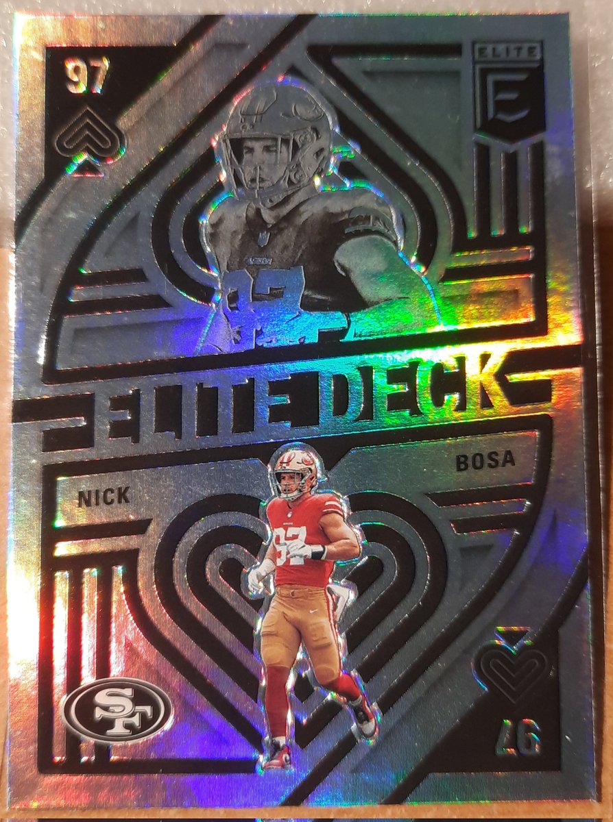T0mZ49's tweet photo. 2021 Panini Donruss Elite - Elite Deck #ED7 Nick Bosa - #tradingcards https://t.co/cXMfEDUP3N