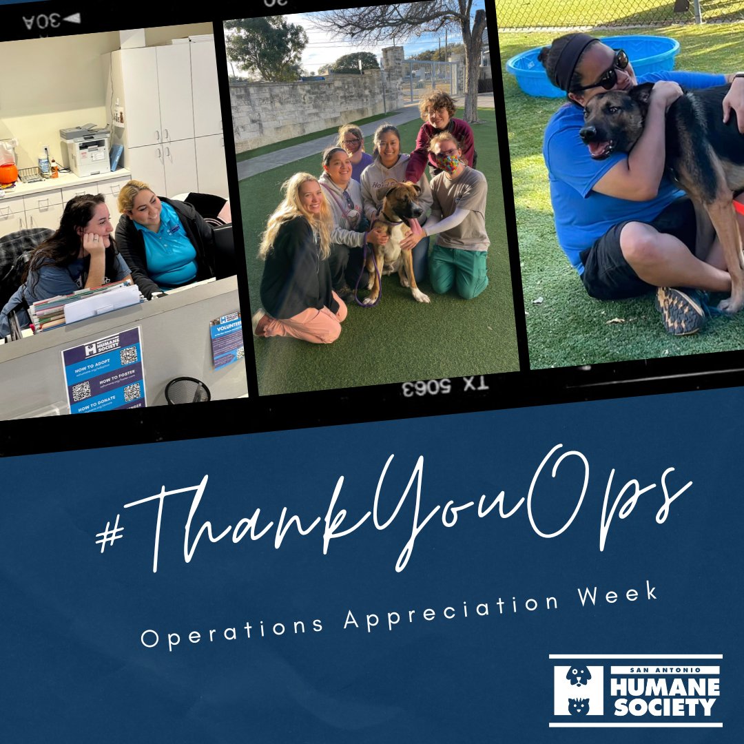 sahumane's tweet photo. It's - Operations Appreciation Week - and we wanted to say thank you to all of our Ops staff for all your hard work! We appreciate you! 😊 #ThankYouOps https://t.co/CorrQTFV2Q