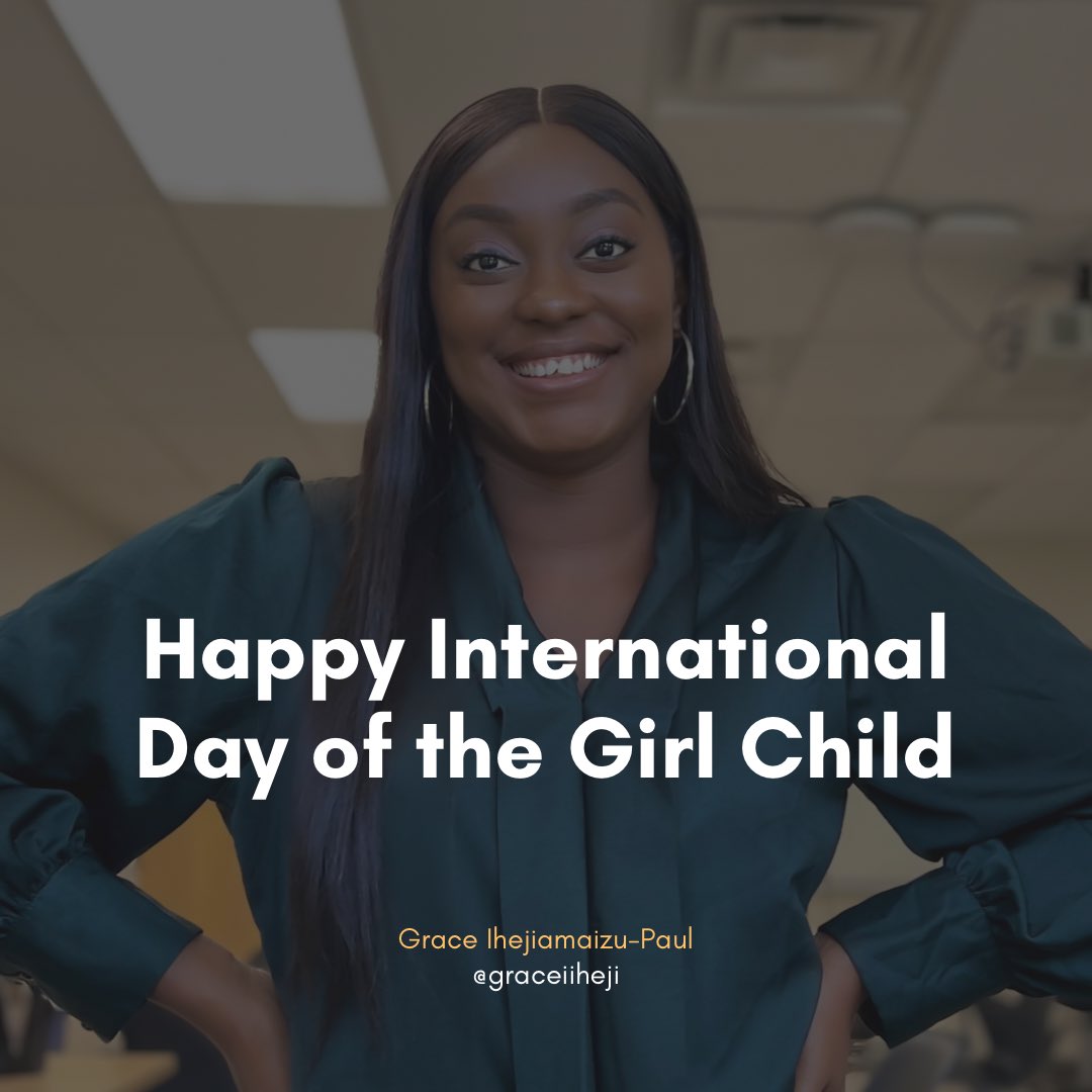 graceiheji's tweet photo. When girls rise, the world rises with them.

It’s true.

Investing in girls isn't just the right thing to do; it's the smart thing. 

When we nurture their leadership qualities, support their rights, and prioritize their well-being, we're not only empowering them to lead brighter futures for themselves but also forging a path for a brighter future for all of us.

Think about this:

- You empower a girl, she changes her world.
- You educate a girl, she lifts her community.
- You give a girl the opportunity to succeed, she paves the way for generations to come. 

This ripple effect that starts with empowering just one girl can reshape economies, boost health outcomes, and elevate educational standards. 

So here's to every young girl with big dreams: Keep pushing, keep shining, and know we've got your back. 

Let's make sure every girl, everywhere, gets her shot to be awesome.

Happy International Day of the Girl Child

- Grace Ihejiamaizu-Paul @graceiheji 

#DayOfTheGirl #GirlsRock