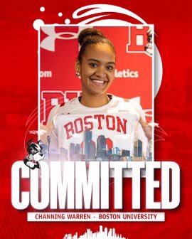 Channing Warren (@cwarren2024) on Twitter photo After much thought and consideration, I am excited and blessed to announce my commitment to BOSTON UNIVERSITY!!!! Thank you to all of my coaches, friends, teammates and supporters for making this possible. Go Terriers!!! โค๏ธโค๏ธโค๏ธ After much thought and consideration, I am excited and blessed to announce my commitment to BOSTON UNIVERSITY!!!! Thank you to all of my coaches, friends, teammates and supporters for making this possible. Go Terriers!!! โค๏ธโค๏ธโค๏ธ