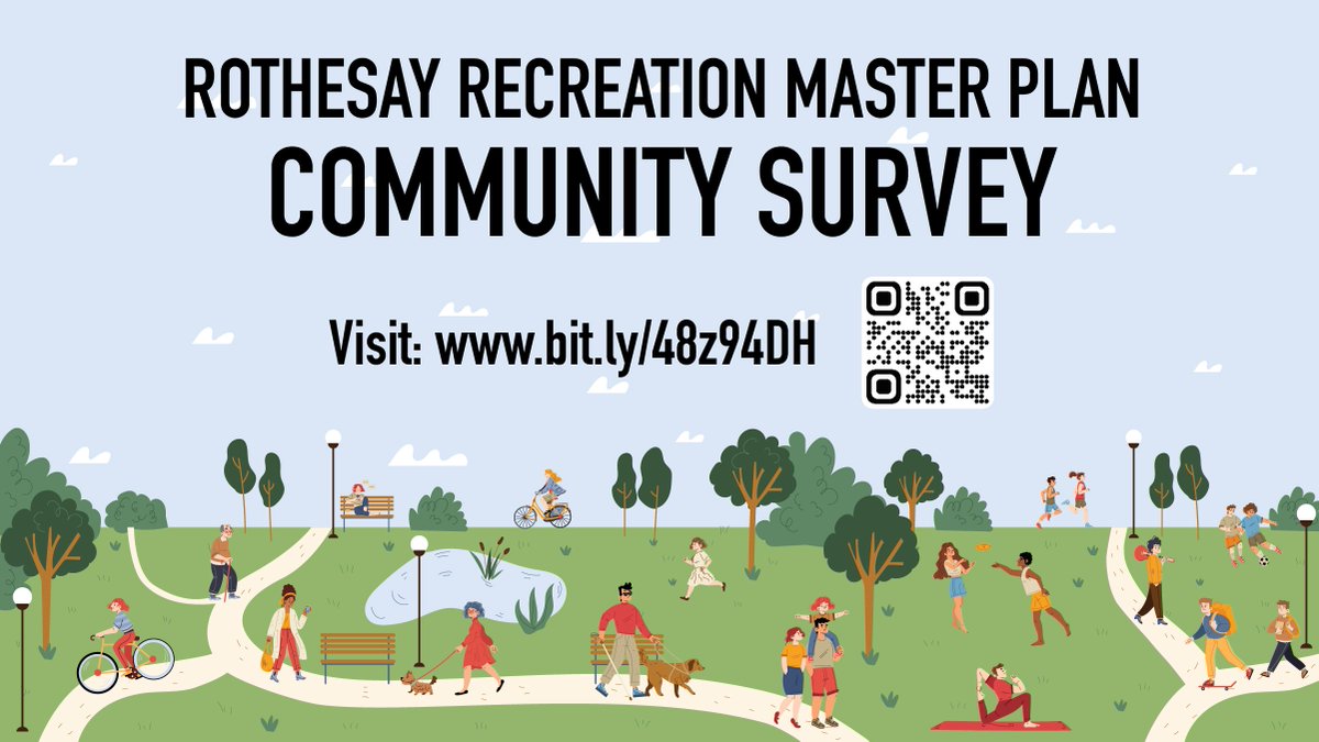 Rothesay_NB's tweet image. Rothesay is developing a Recreation Master Plan to guide the future of recreation in our community over the next ten years, and we want to hear from you! Please visit bit.ly/48z94DH to complete a short survey &amp;amp; share your big ideas for recreation in Rothesay! #RothesayNB