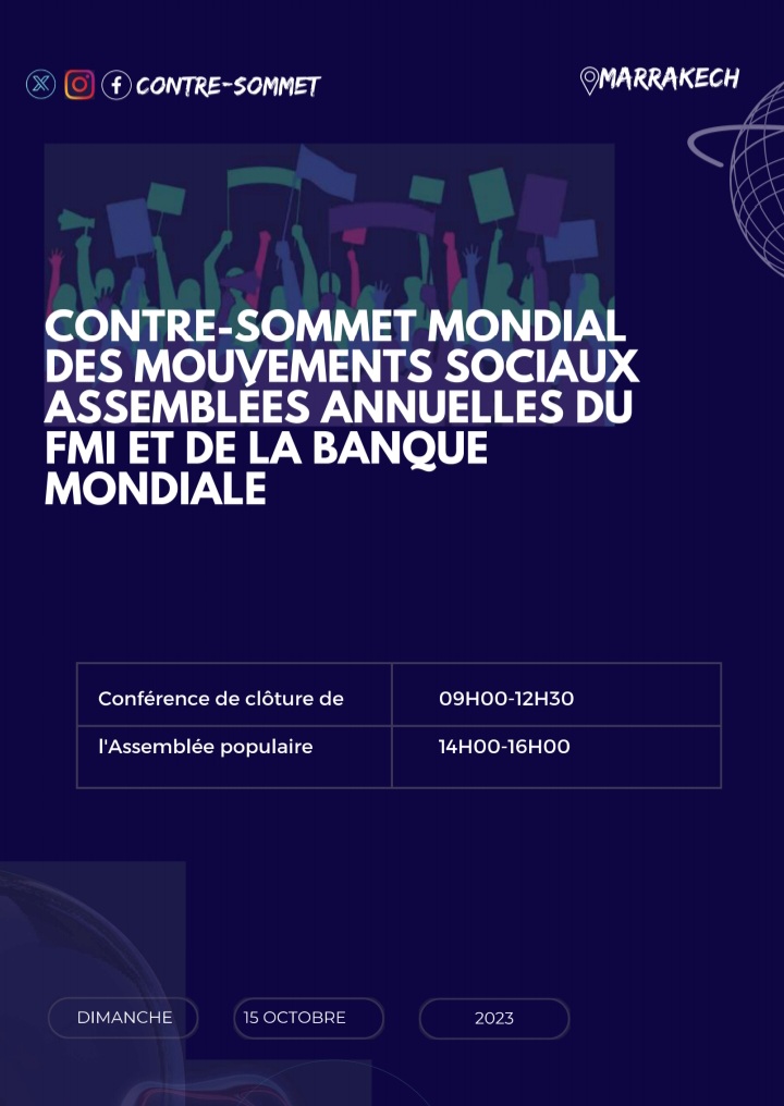 Counter-summit of social movements to the IMF-WB tweet media