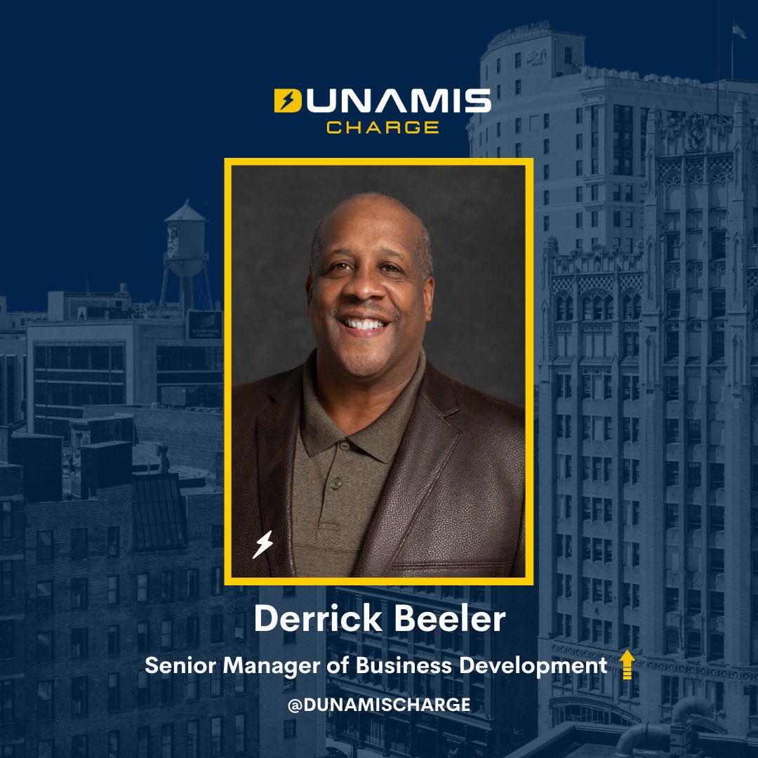 Please welcome our newest Senior Manager of Business Development Derrick Beeler ! Derrick has been with us from the beginning and we’re grateful to still have you while we grow ! @dunamisenergy1 #growingwithdunamis 

#dunamischarge #ev #dunamis #jobs #business #development