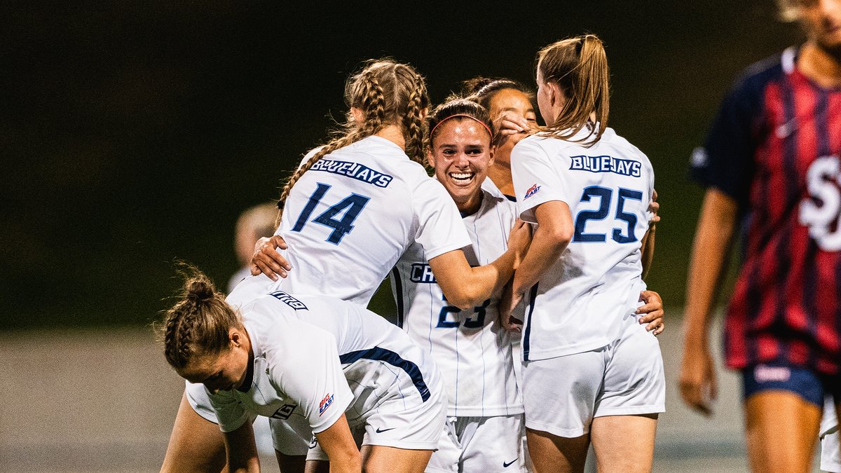 CreightonWSoc's tweet photo. The Bluejays are back at home tomorrow night to battle   Seton Hall in our Pink Out match. 

🗒️https://t.co/19iu0wYnHK https://t.co/fhIhGGLR0H