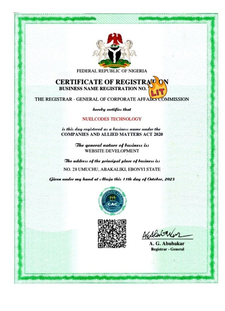 CERTIFIED!
ACTIVE FOR WEB DEVELOPMENT DEALS!

Get a Website today!
wa.me/2348133429282