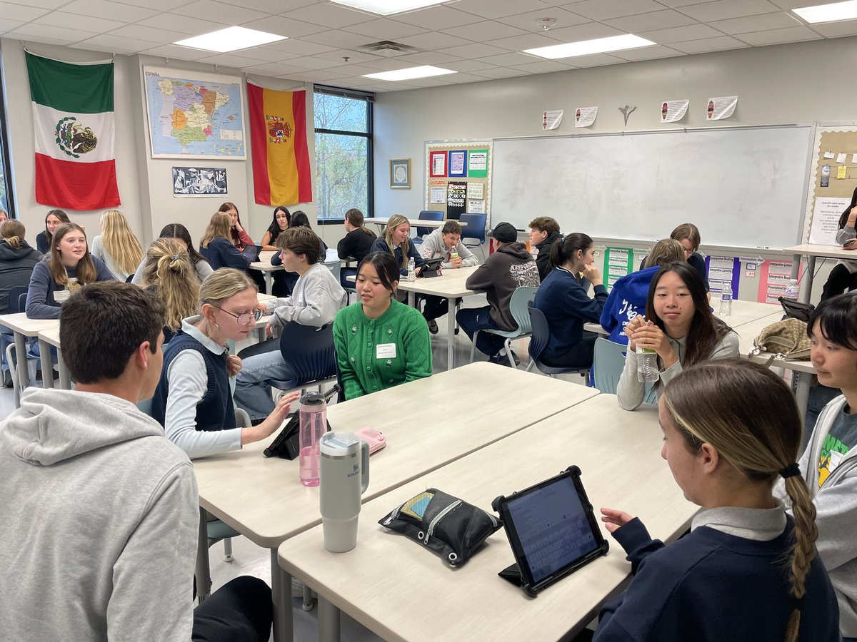 My favorite day of the year is here! Another amazing International Roundtable talking with 28 exchange students from around the world representing 11 different countries.