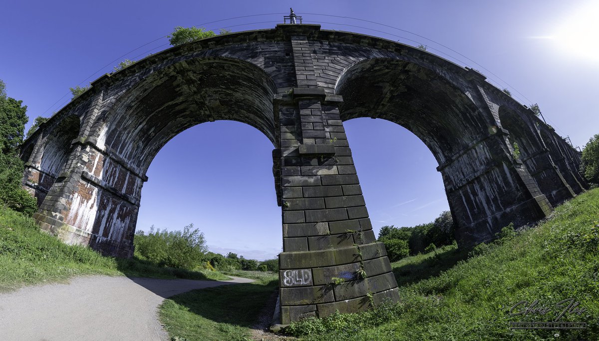 Good to see the 193 year old Sankey Viaduct or Nine Arches, is undergoing renovation for future protection. The Grade I listed structure is the World’s Oldest Railway Viaduct, opened in 1830 to carry the Liverpool to Manchester Railway over the Sankey valley.