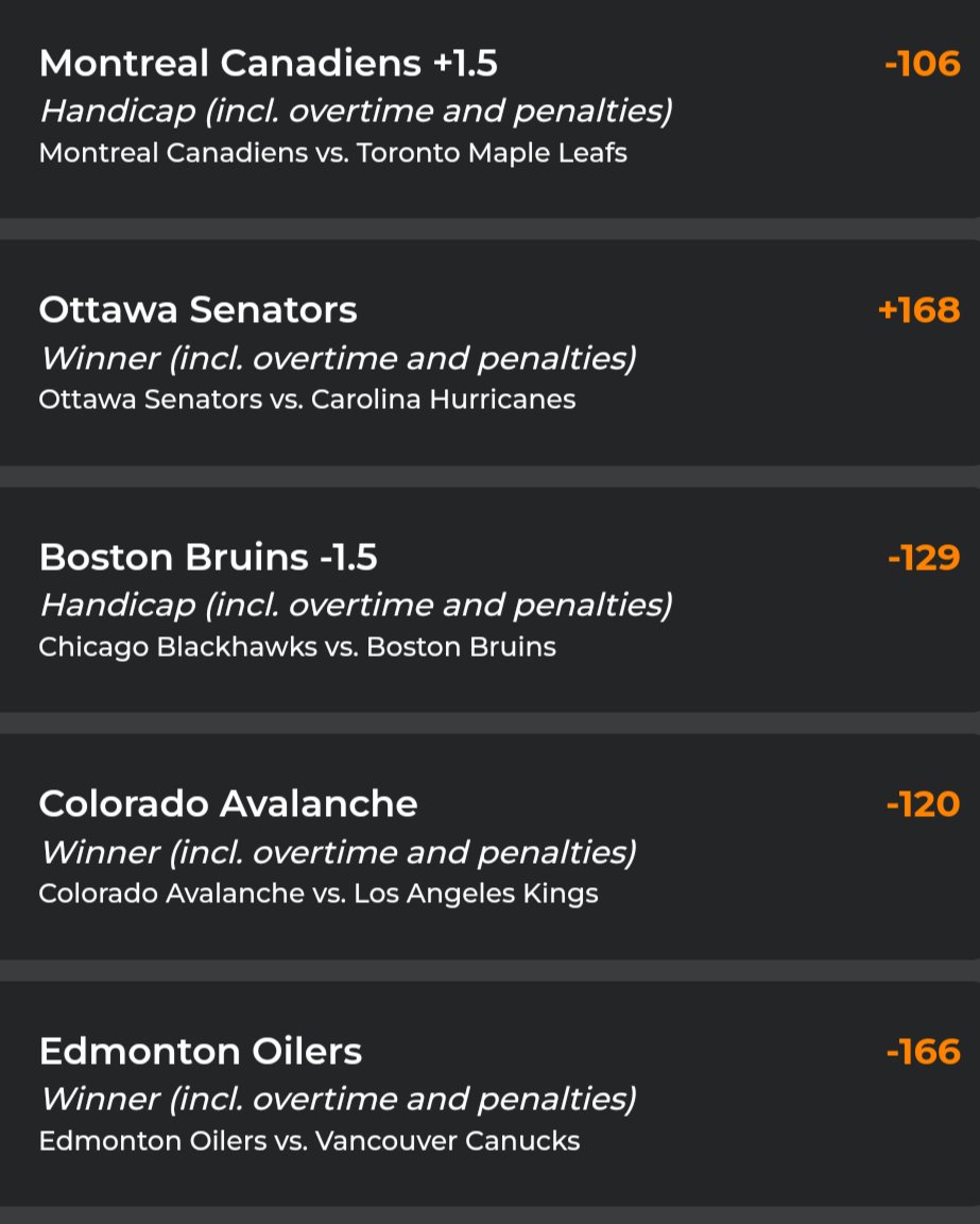 LouiDiMarco's tweet photo. NHL IS HERE!  The best time of the year for sure!! 
More, more... Who's in? 
Tomorrow never waits!!! 

#freeplay #bettingtipster #bettingpicks #bookie #SportsPicks #SportsBettingExpert #bettingtwitter #handicapper #ultrabet  #nhl #NHLFaceOff #NHLTwitter https://t.co/kvU7UZVe2j